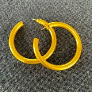 Madewell large hoop earrings
